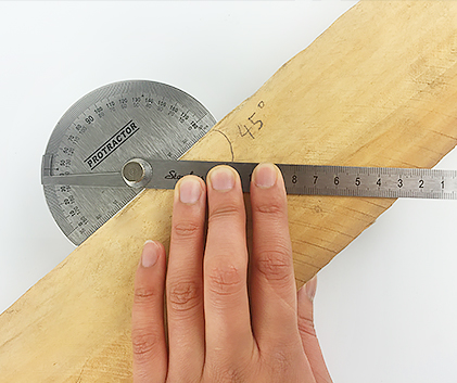 Caput circum Protractor